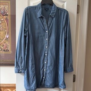 J. Jill Denim Tunic Shirt